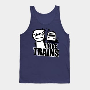 I Like Trains - ASDF Movies Tank Top